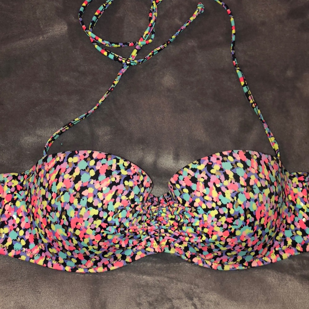 Confetti pattern bathingsuit top